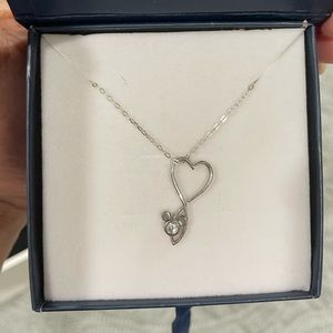 Disney Mickey Heart Necklace